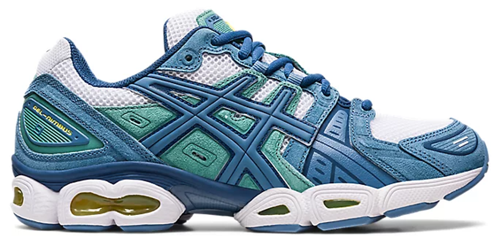 Giày Asics Gel-Nimbus 9 ‘Grey Floss Blue Green’ 1201A584-101