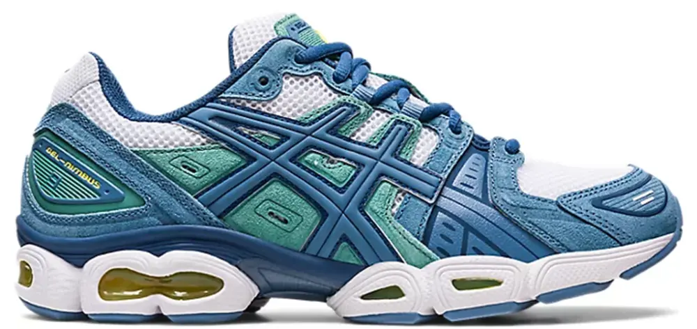 Giày Asics Gel-Nimbus 9 ‘Grey Floss Blue Green’ 1201A584-101