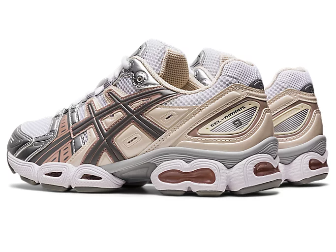 Giày Asics Gel-Nimbus 9 ‘White Oatmeal’ 1202A278-104 - Ảnh 4