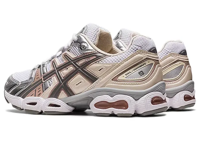 Giày Asics Gel-Nimbus 9 ‘White Oatmeal’ 1202A278-104 - Ảnh 4