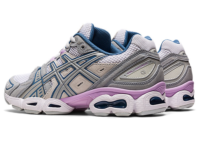 Giày Asics Gel-Nimbus 9 ‘Grey Blue Pink’ 1202A346-101 - Ảnh 4