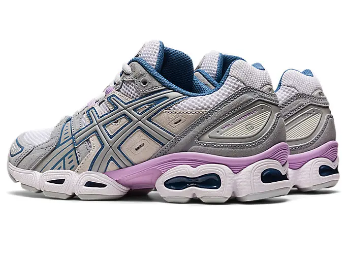Giày Asics Gel-Nimbus 9 ‘Grey Blue Pink’ 1202A346-101 - Ảnh 4