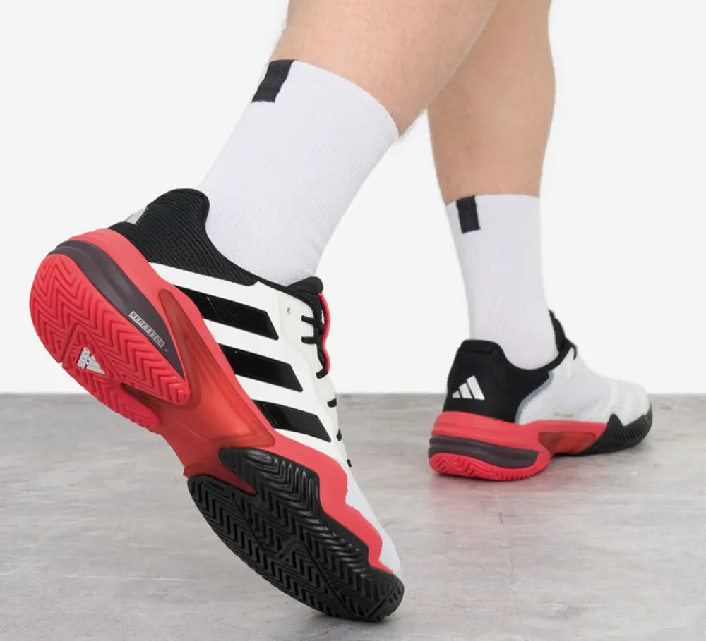Giày Adidas Barricade 13 ‘White Black Lucid Red’ IH2558 - Ảnh 3