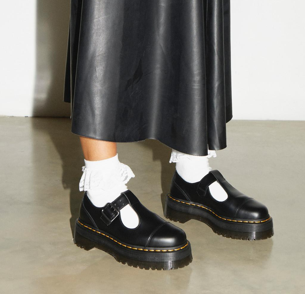 Giày Dr.Martens Bethan Polished Smooth Leather ‘Black’ 15727001 - Ảnh 2