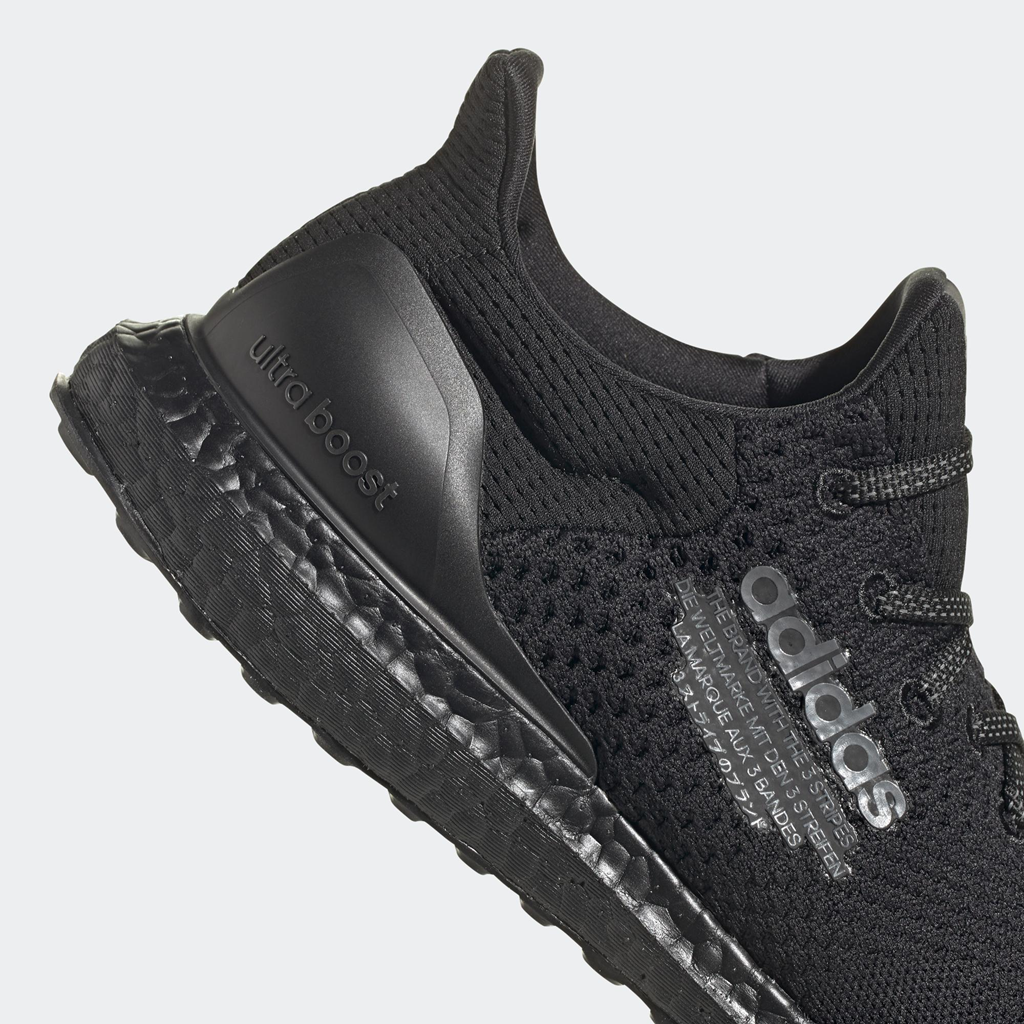 Alternative view of Giày Adidas atmos x UltraBoost 1.0 Uncaged 'Triple Black' H05022