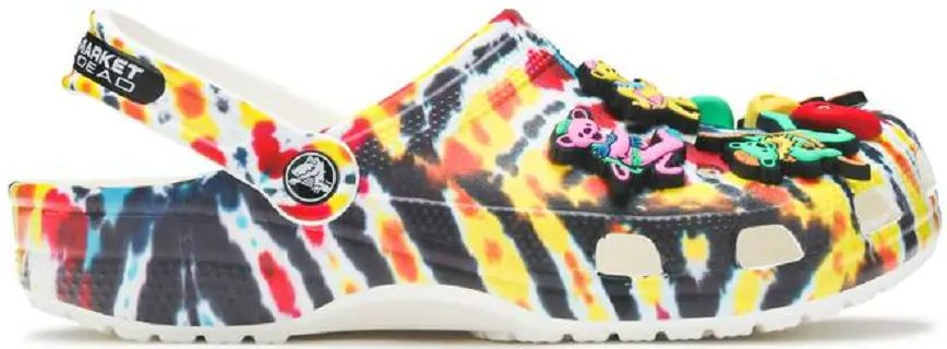 Dép Crocs Grateful Dead x Chinatown Market x Clog ‘Tie Dye’ 207113-90H