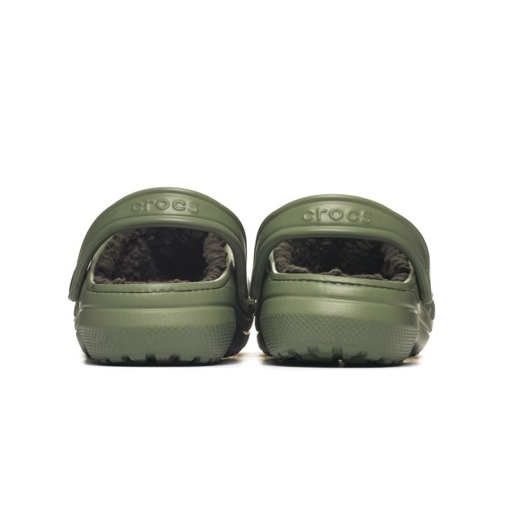 Dép Crocs Classic Lined Clog ‘Moss’ 203591-3WP - Ảnh 3
