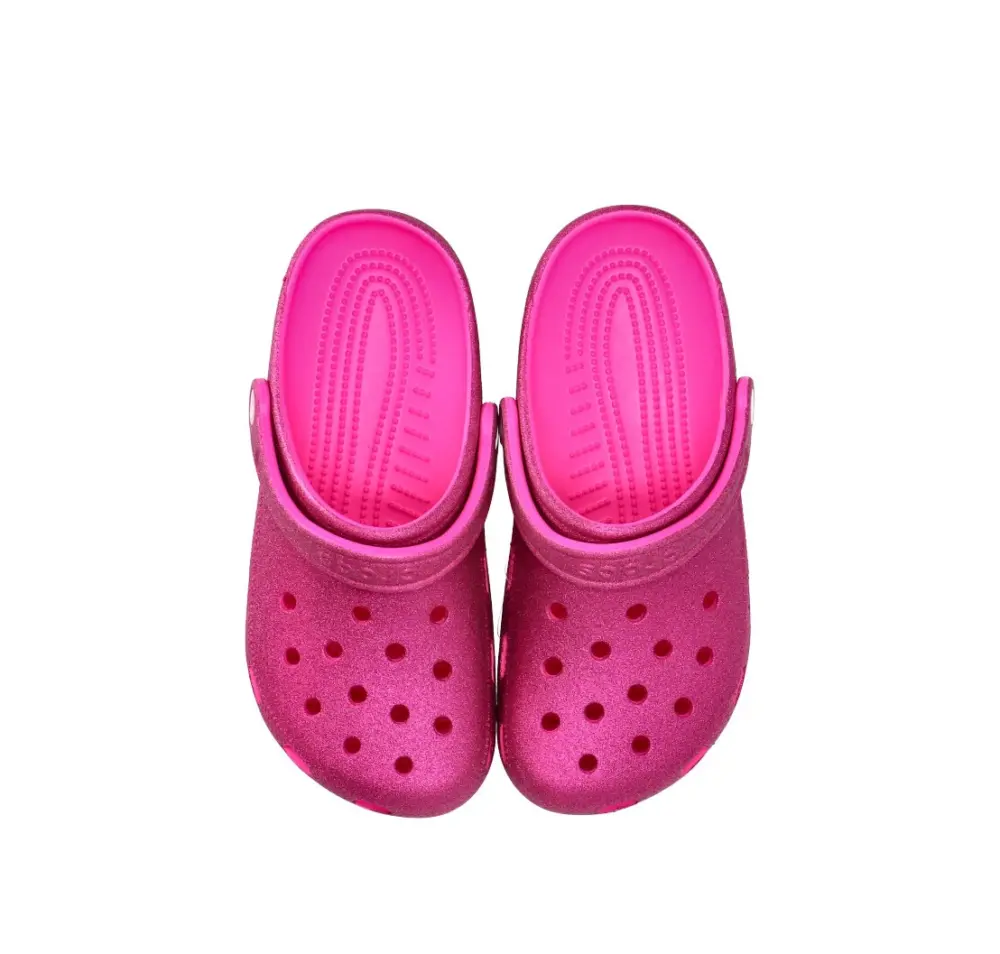 Alternative view of Dép Crocs Classic Glitter Clog ‘Pink Crush’ 205942-6TW