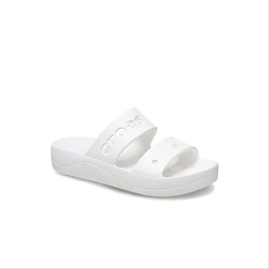 Dép Crocs Baya Platform ‘White’ 208188-100 - Ảnh 4