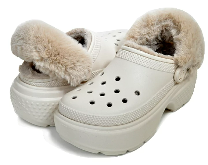 Dép Crocs Stomp Lined Clog ‘Gray’ 208546-160 - Ảnh 5