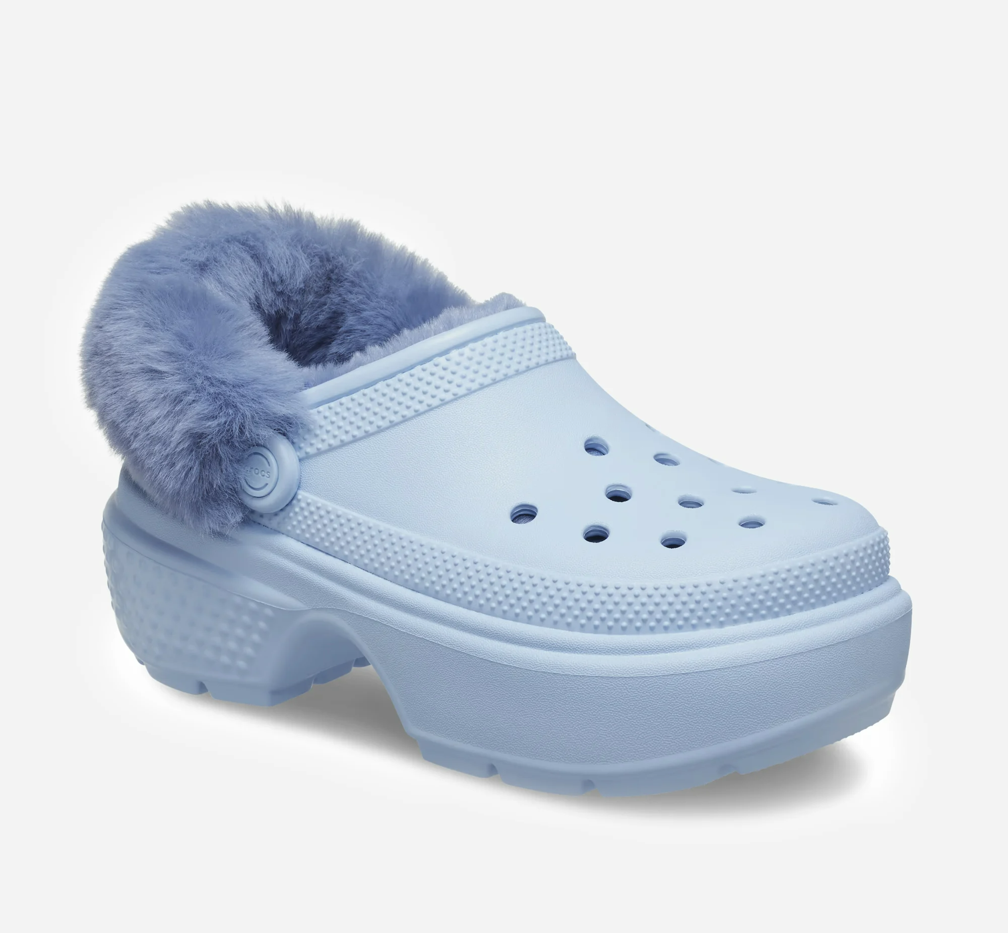 Dép Crocs Stomp Lined Clog ‘Blue Calcite’ 208546-4NS - Ảnh 4