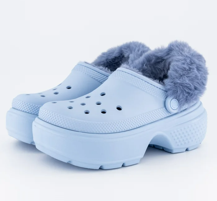 Dép Crocs Stomp Lined Clog ‘Blue Calcite’ 208546-4NS - Ảnh 5