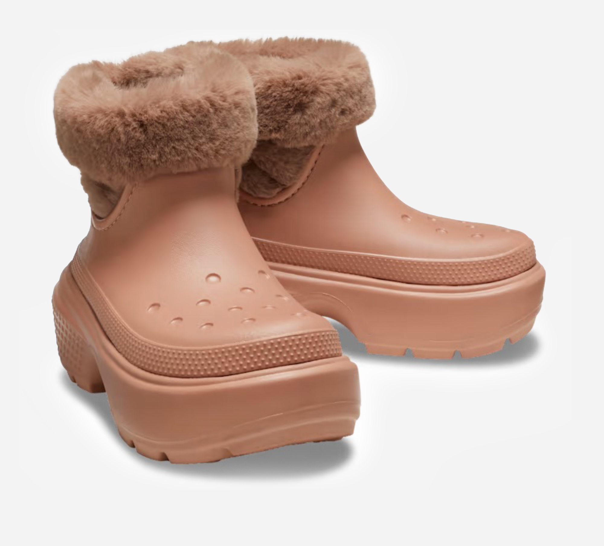 Giày Crocs Stomp Lined Boot ‘Cork’ 208718-2CC - Ảnh 4