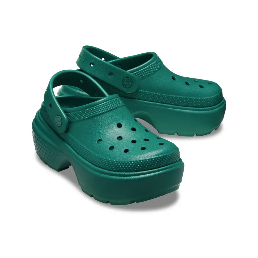 Alternative view of Dép Crocs Stomp Clog ‘Emerald’ 209347-302