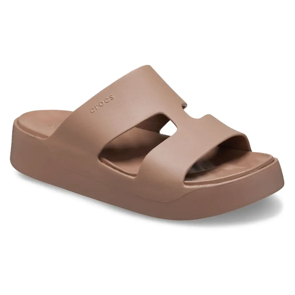 Dép Crocs Getaway Platform H-strap ‘Latte’ 209409-2Q9 - Ảnh 5