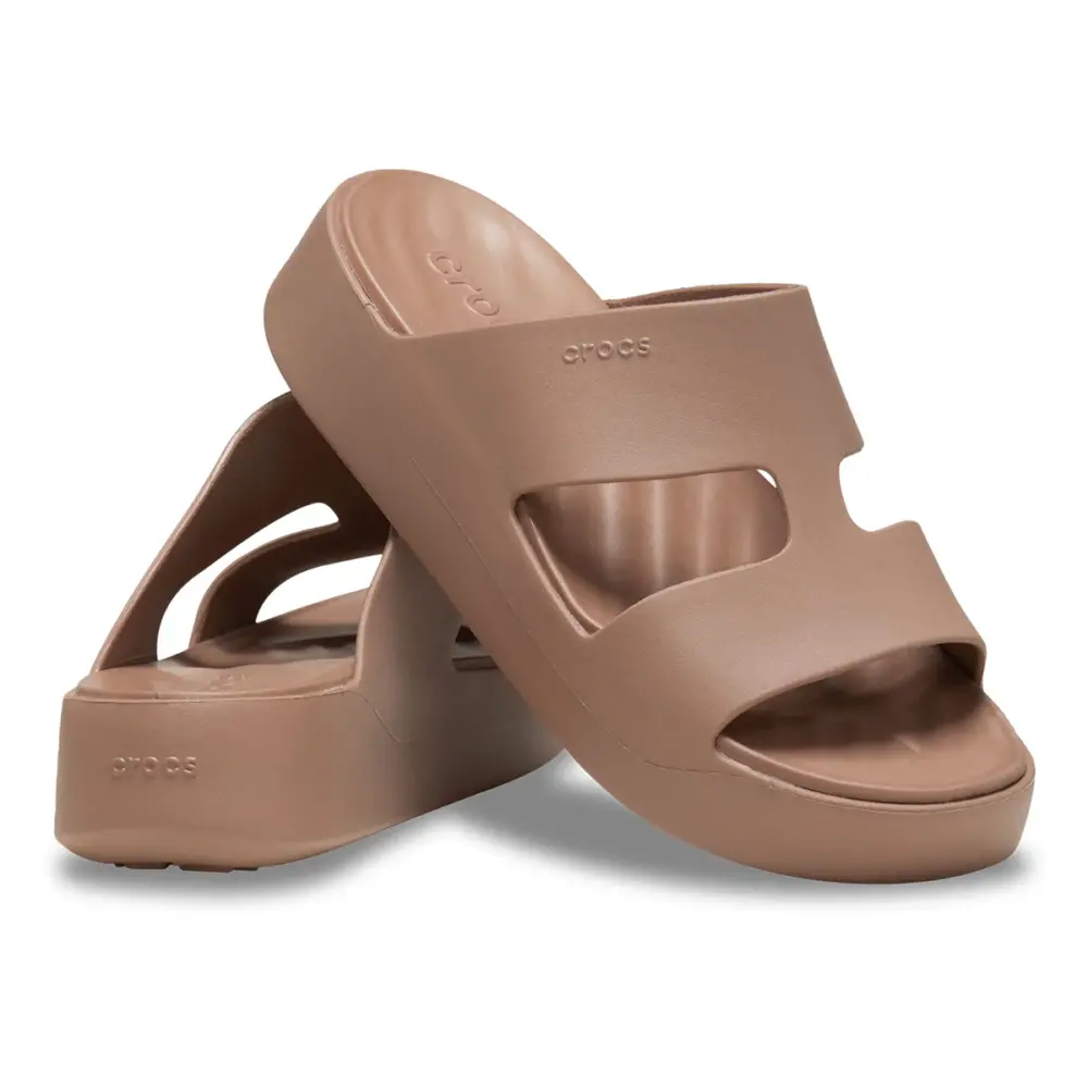 Dép Crocs Getaway Platform H-strap ‘Latte’ 209409-2Q9 - Ảnh 3