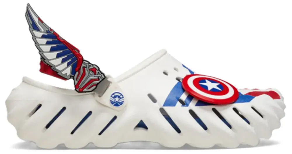 Dép Crocs Echo Clog x Marvel ‘Captain America’ 209478-100