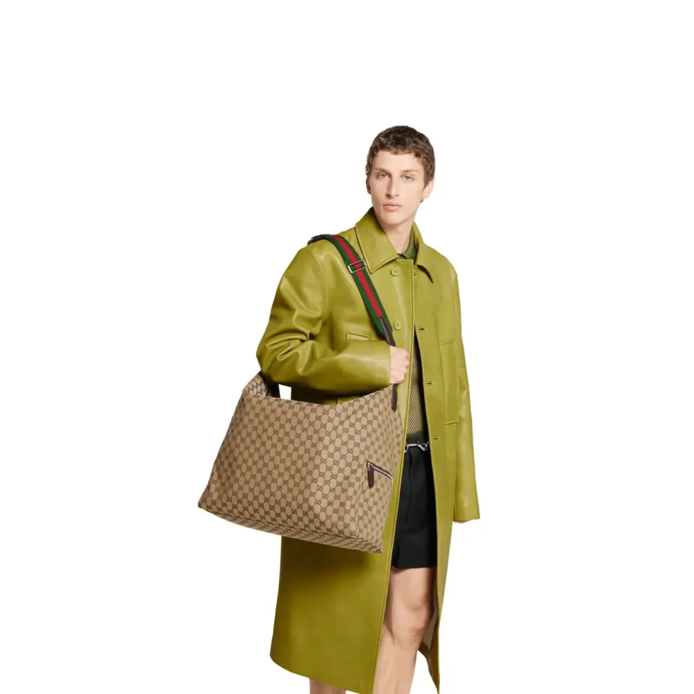 Alternative view of Túi Gucci Medium GG Duffle Bag ‘Beige’ 821668-FAEHA-9794