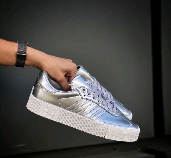 Alternative view of Giày Adidas Sambarose ‘Silver Metallic’ FV4325