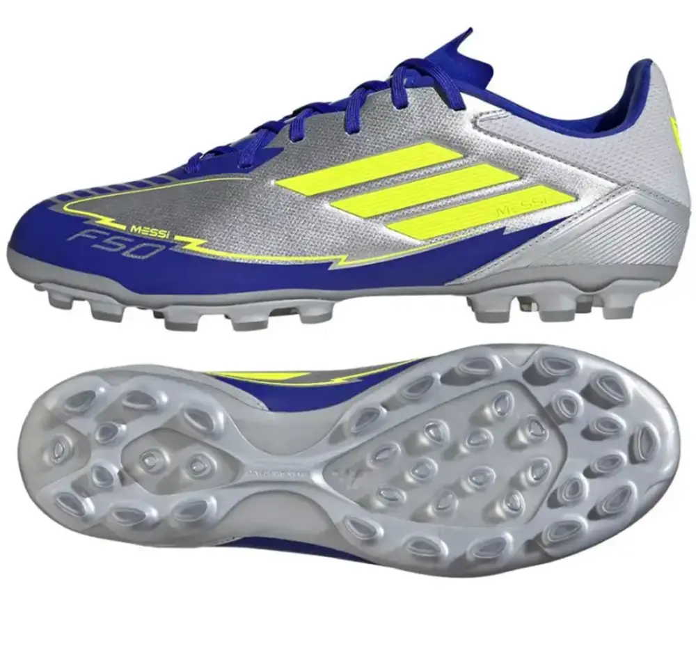 Alternative view of Giày Adidas F50 League Messi 2G/3G AG ‘Blue Grey’ JR8057