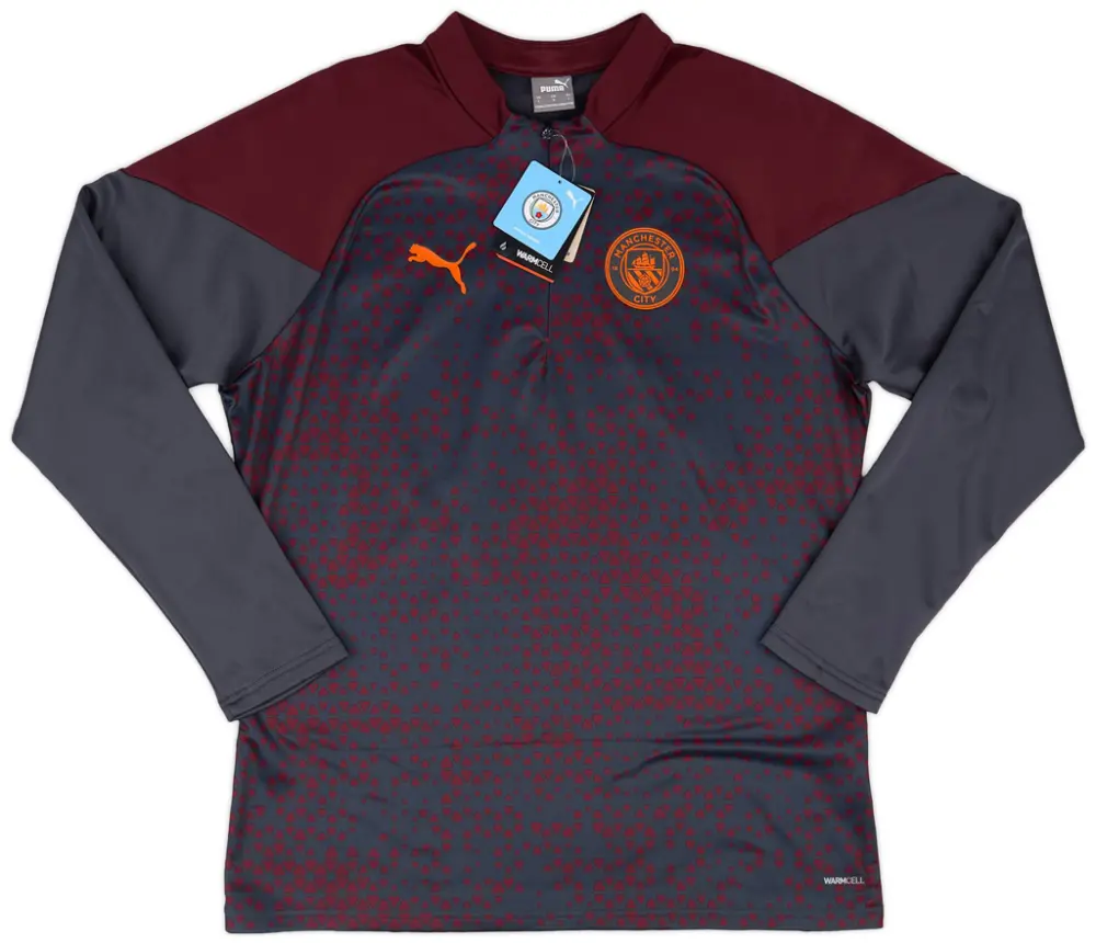 Áo Puma 2023-24 Manchester City Fleece Logo Half-Zip Crew ‘Dark Blue’ 772861-16
