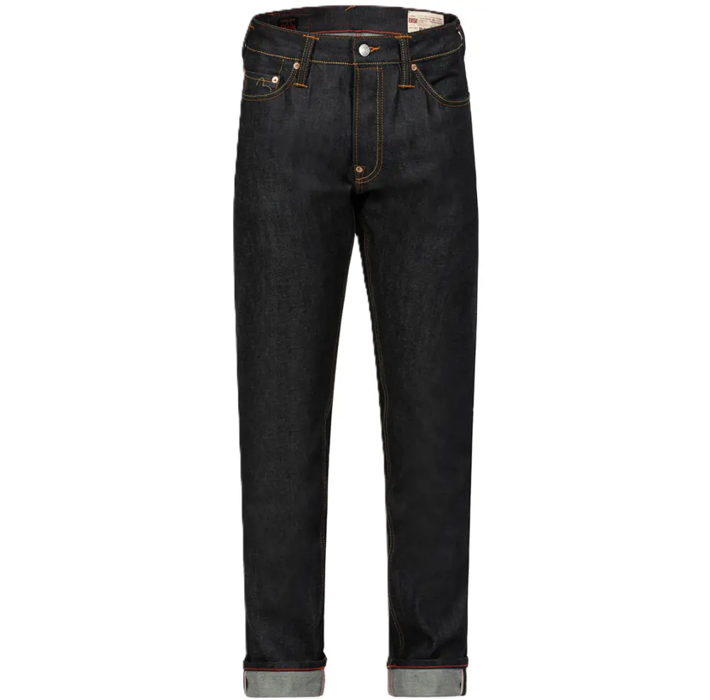 Quần Evisu Kamon Brocade Applique Daicock Carrot-Fit ‘Blue’ 2ESHTM4JE702417DP - Ảnh 4