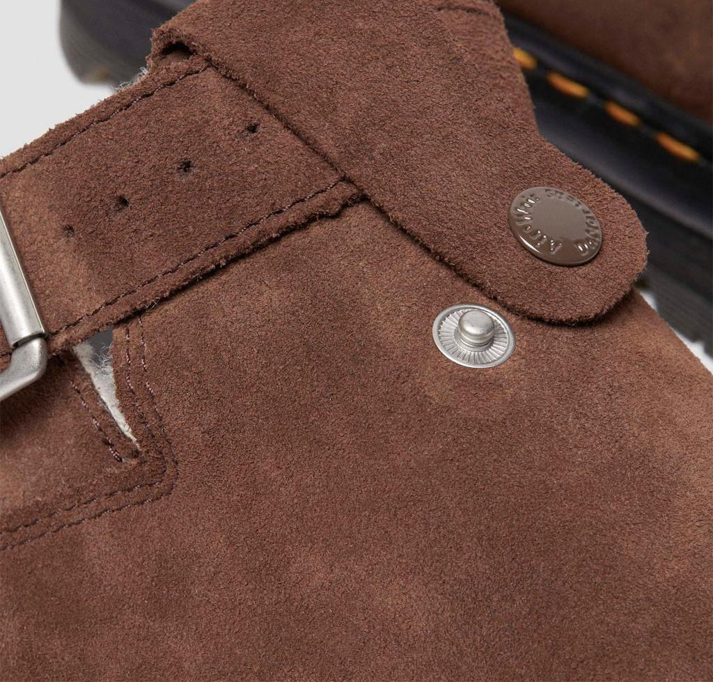 Giày Dr.Martens Zebzag Suede Slingback Platform Mule ‘Brown’ 31938201 - Ảnh 4