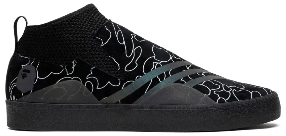 Giày Adidas A Bathing Ape x 3ST.002 ‘Core Black’ DB3003