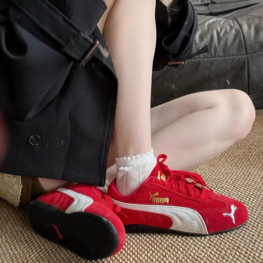 Giày Puma Speedcat OG Jr ‘Red White’ 401698-02 - Ảnh 3