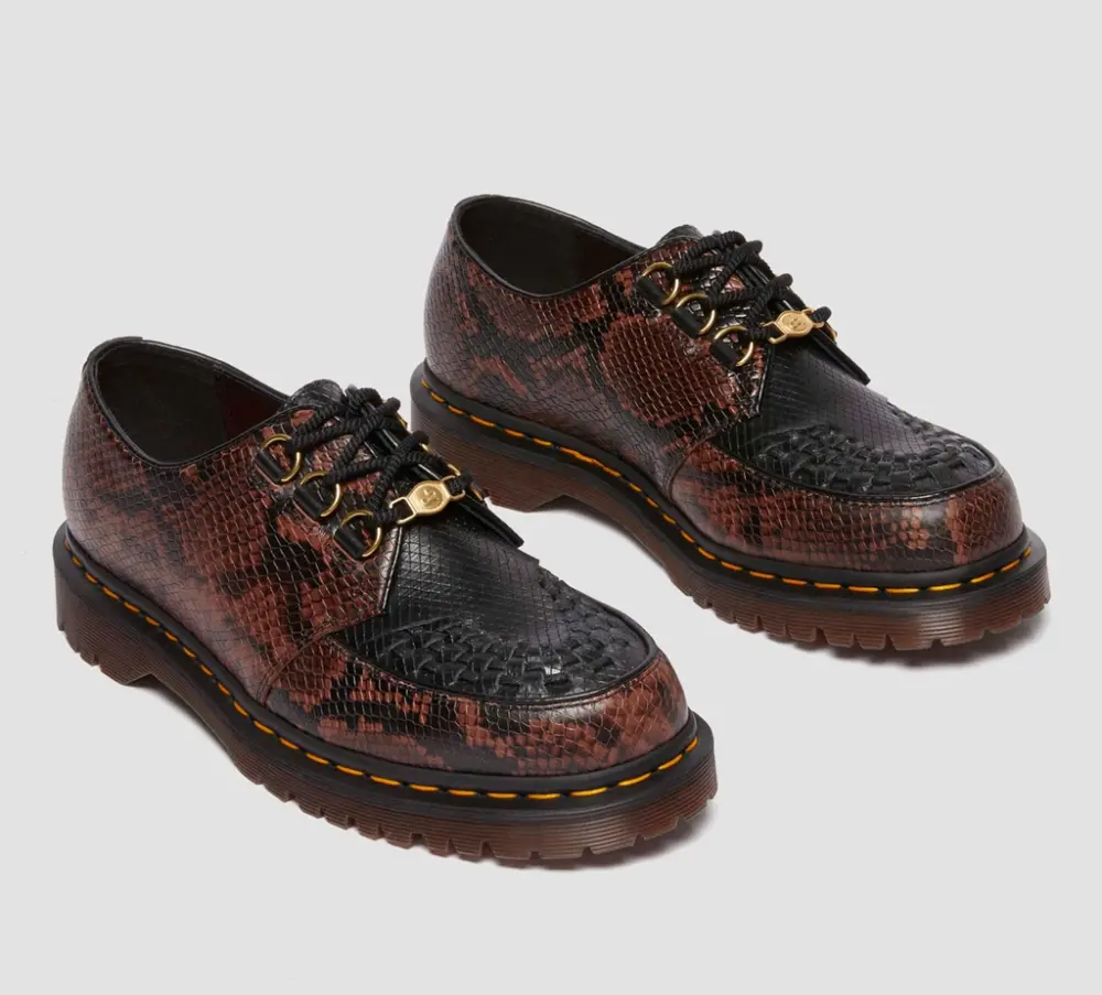 Giày Dr.Martens Ramsey Year Of The Snake Smooth Leather ‘Black Brown’ 40573001 - Ảnh 3