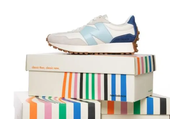 Giày New Balance STAUD x 327 ‘Sea Salt Atlantic’ MS327SZ - Ảnh 5