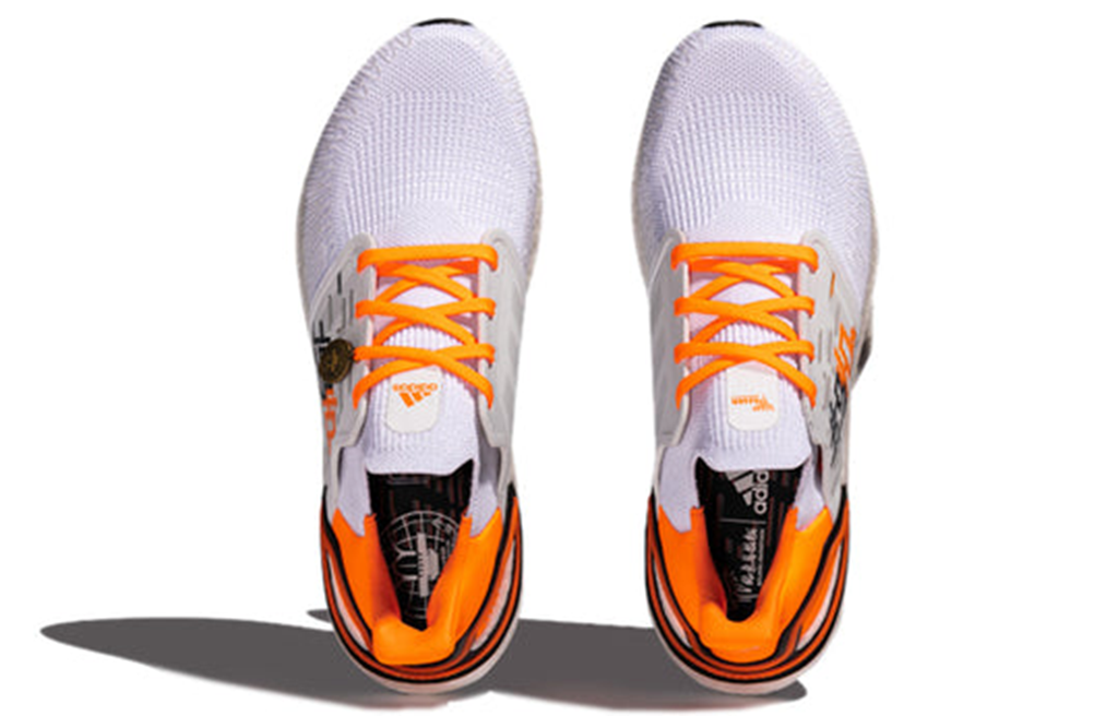 Alternative view of Giày Adidas Ultraboost 20 ‘White Orange’ GW4839