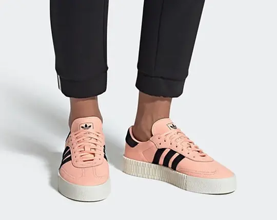 Giày Adidas Sambarose 'Clear Orange Core Black' F34240 - Ảnh 4