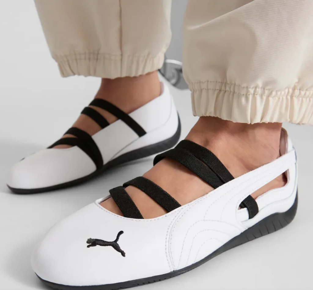 Alternative view of Giày Puma Speedcat Ballet Leather ‘White Black’ 403587-01