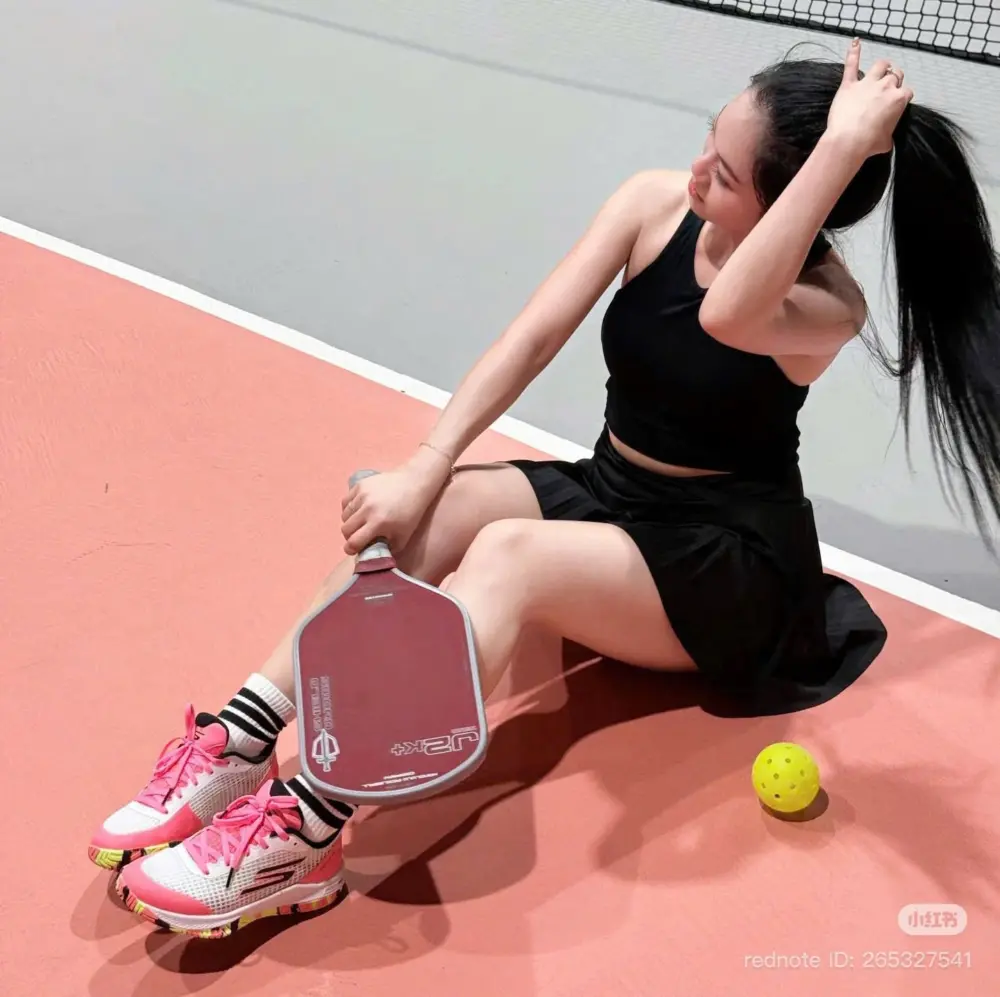 Giày Skechers Viper Court Pro ‘White Pink Black’ 246069C-WMLT - Ảnh 5