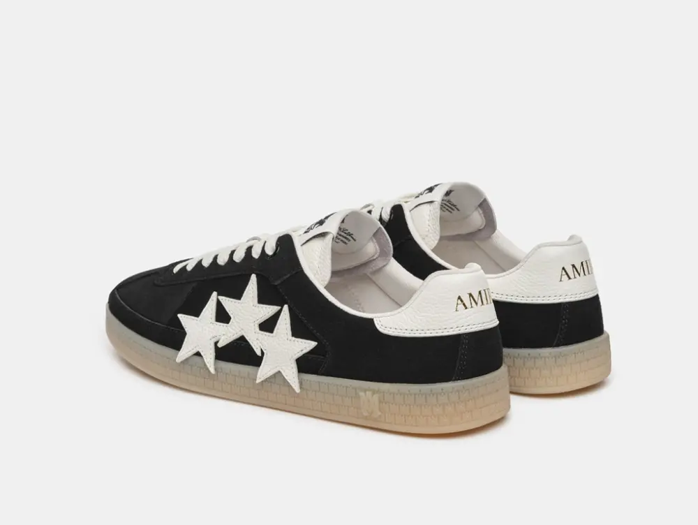 Alternative view of Giày Amiri Suede Pacific ‘Black’ AWFOSR1103