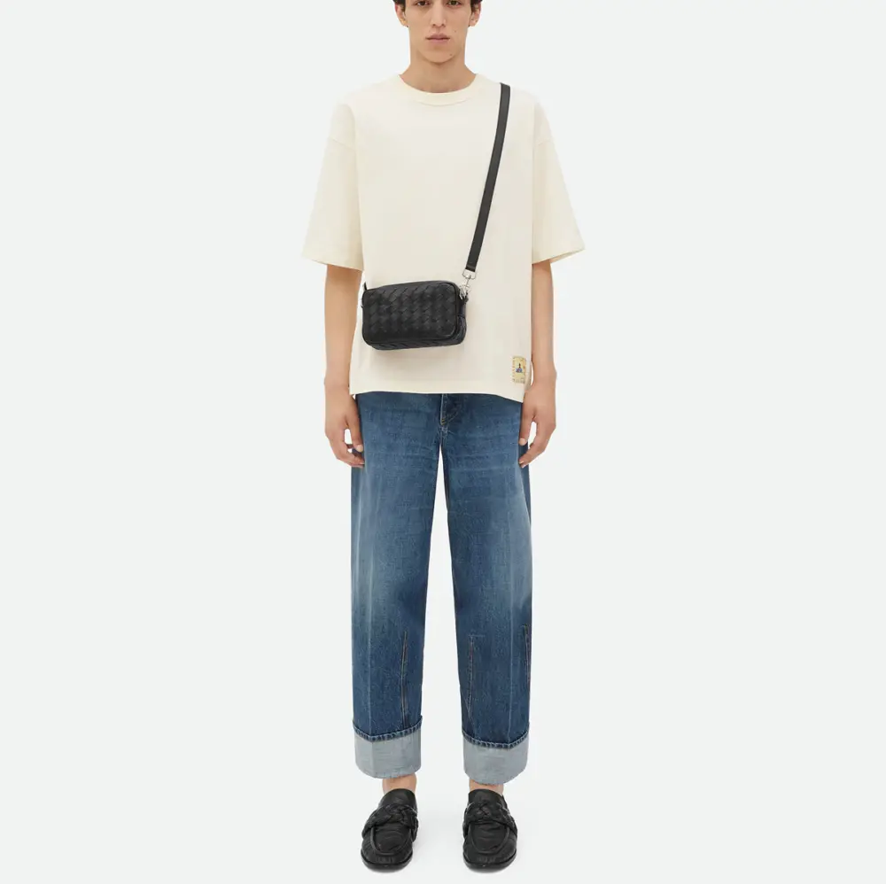 Alternative view of Túi Bottega Veneta Mini Intrecciato Camera Bag ‘Black’ 765911V2HL18803