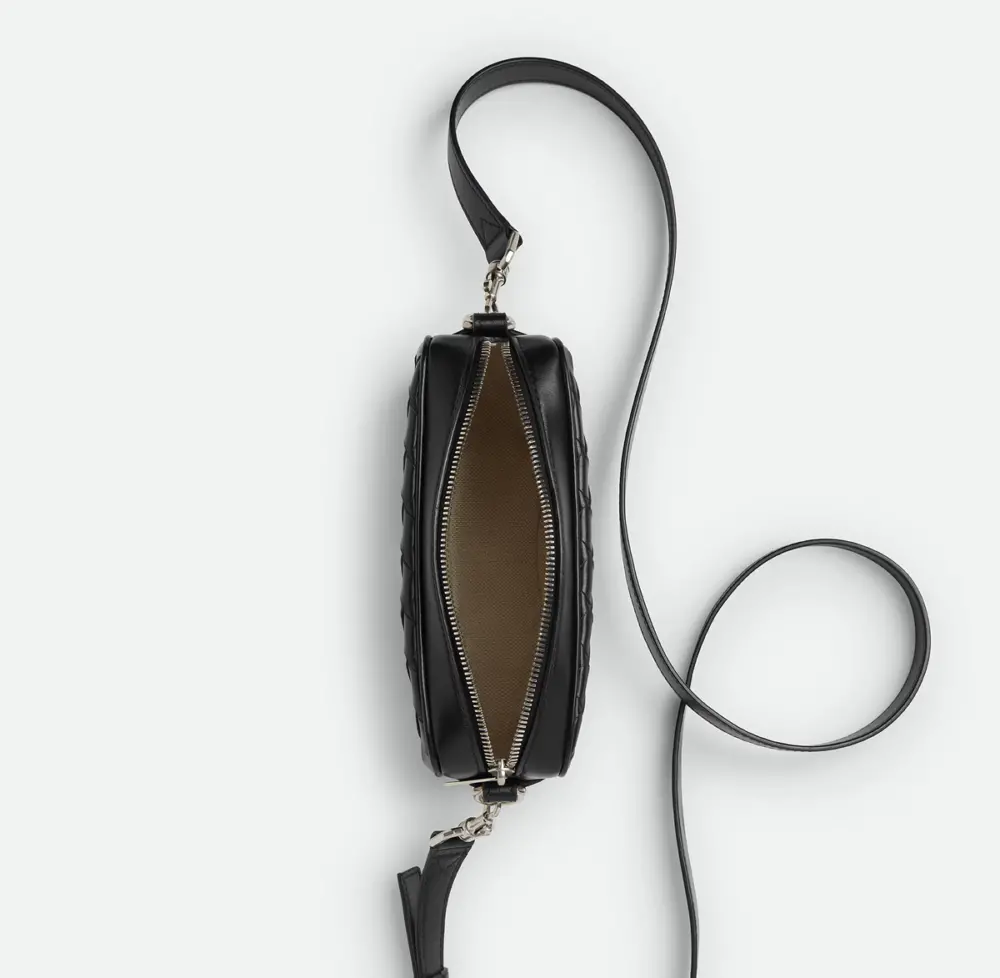 Túi Bottega Veneta Mini Intrecciato Camera Bag ‘Black’ 765911V2HL18803 - Ảnh 5