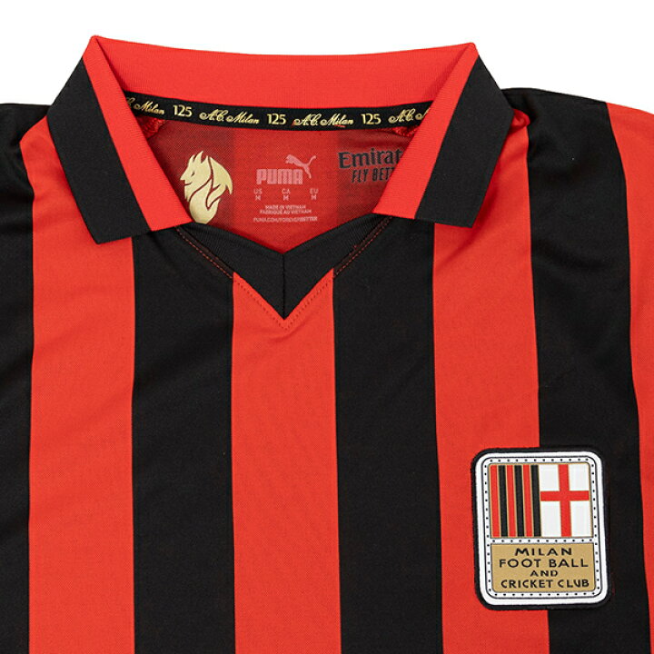 Áo Puma AC Milan 125th Anniversary Jersey ‘Red Black’ 775052-04 - Ảnh 3