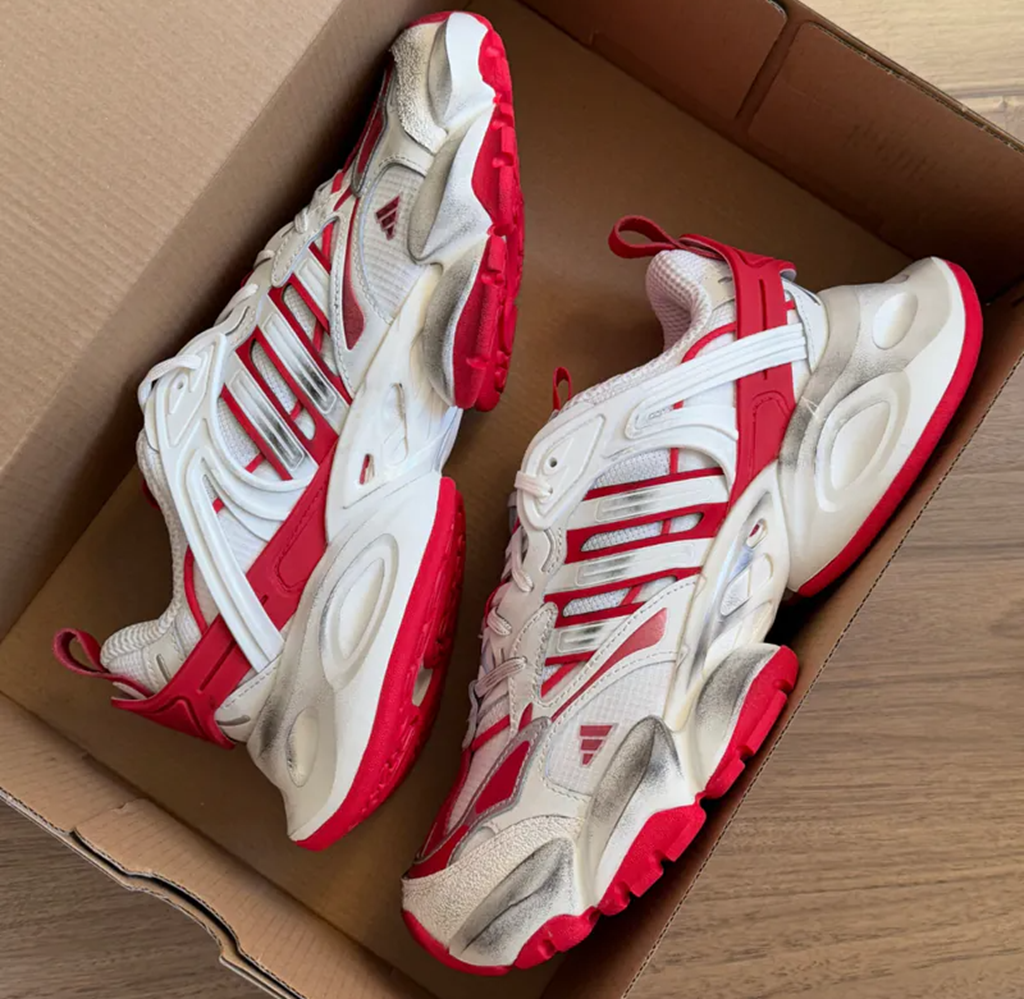 Alternative view of Giày Adidas Vento XLG Deluxe ‘White Red’ JS1590