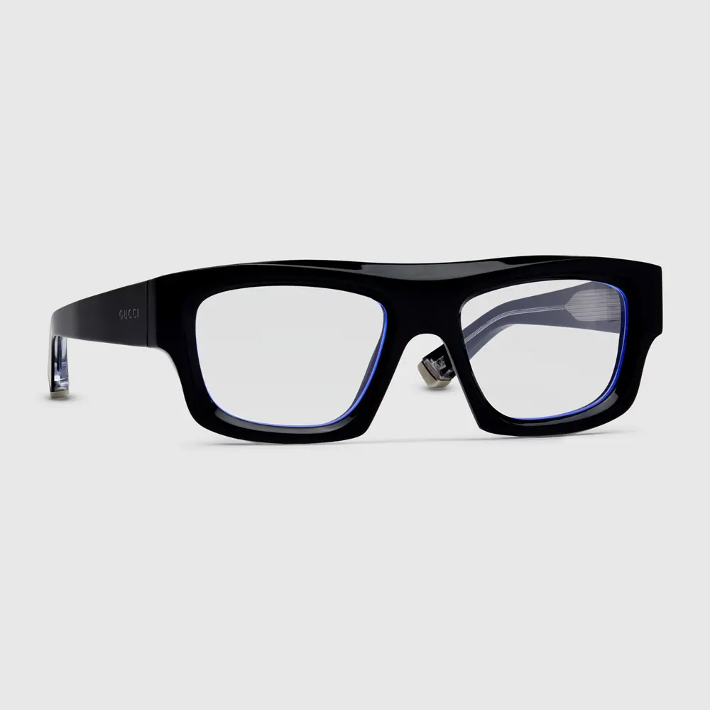 Kính Gucci Rectangular Frame Sunglasses ‘Black’ 823843-J0740-1090 - Ảnh 4