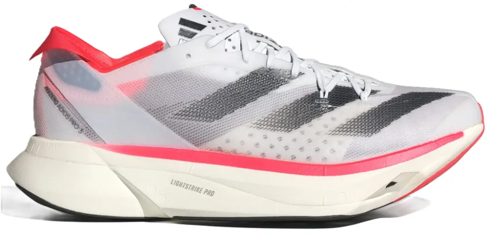 Giày Adizero Adios Pro 3 ‘White Solar Red’ IE1053
