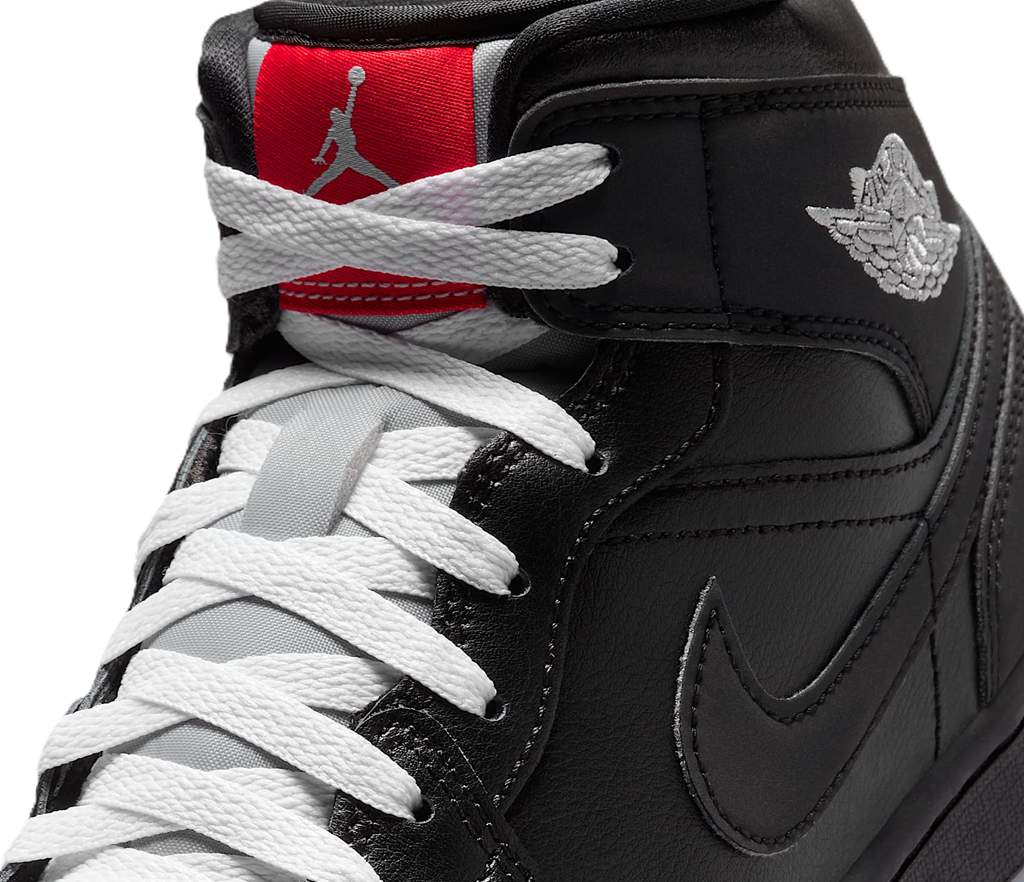 Giày Nike Air Jordan 1 Mid SE ‘Black Metallic Reimagined’ HV5177-010 - Ảnh 5