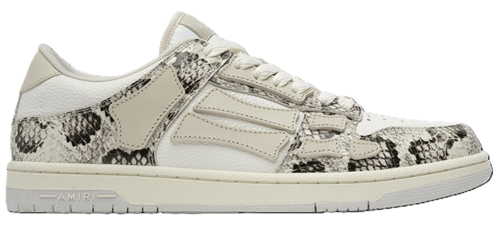 Giày AMIRI Skel Top Low 'Snake Alabaster' AMFOSR1056-271