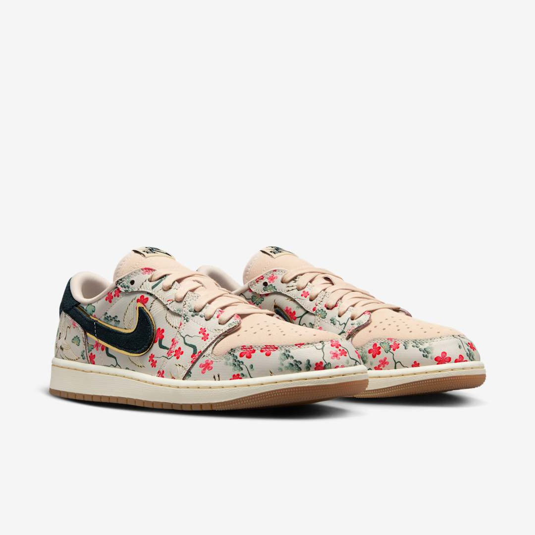 Giày Nike Air Jordan 1 Retro Low OG x Rui Hachimura ‘Oatmeal’ HV8293-100 - Ảnh 5