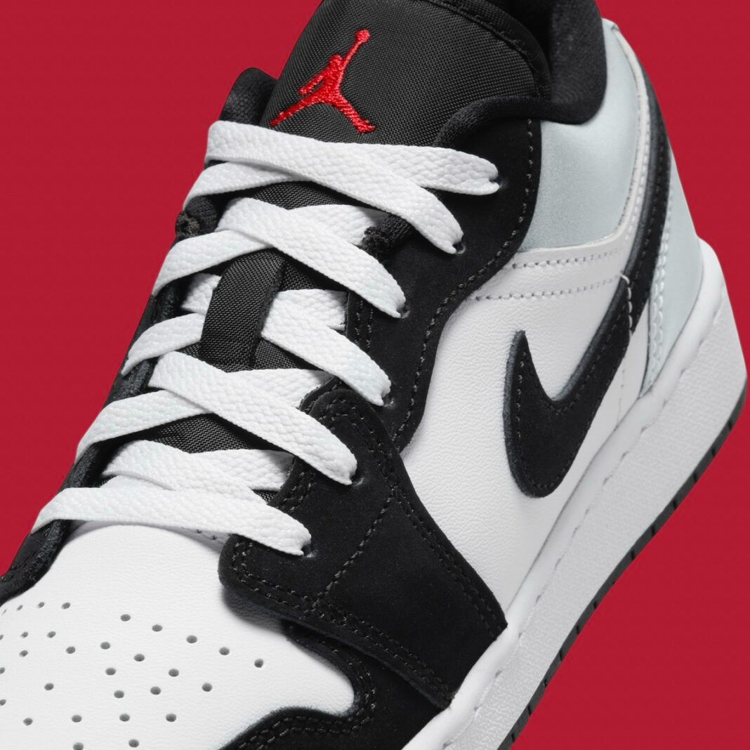 Alternative view of Giày Nike Air Jordan 1 Low SE GS ‘Panda Toe’ HF3188-106