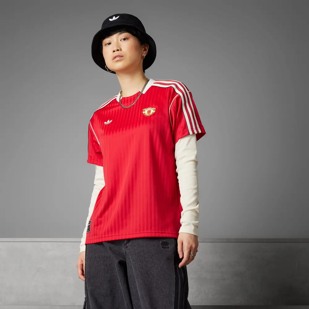 Áo Adidas Manchester United Terrace Icons ‘Red’ JF0386 - Ảnh 3