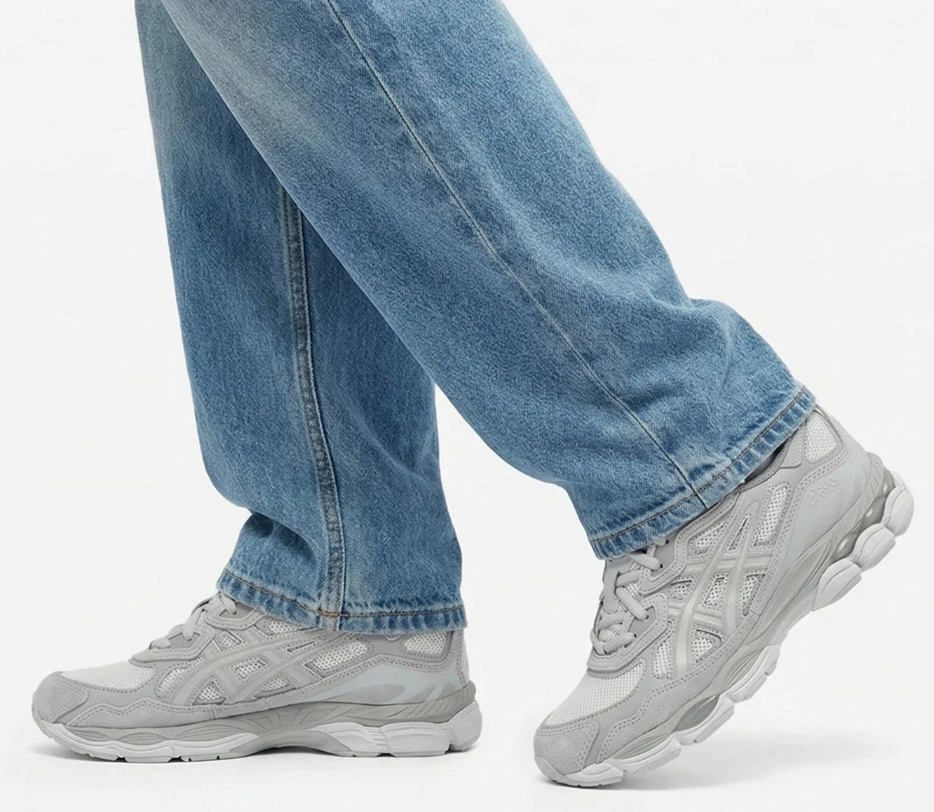 Alternative view of Giày Asics Gel-NYC ‘Cream Cloud Grey’ 1203A663-101
