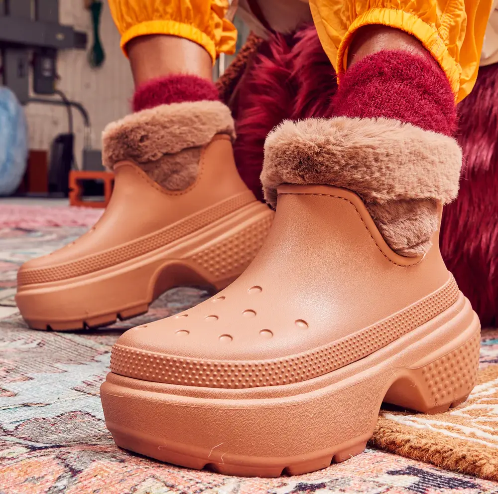 Giày Crocs Stomp Lined Boot ‘Cork’ 208718-2CC - Ảnh 2