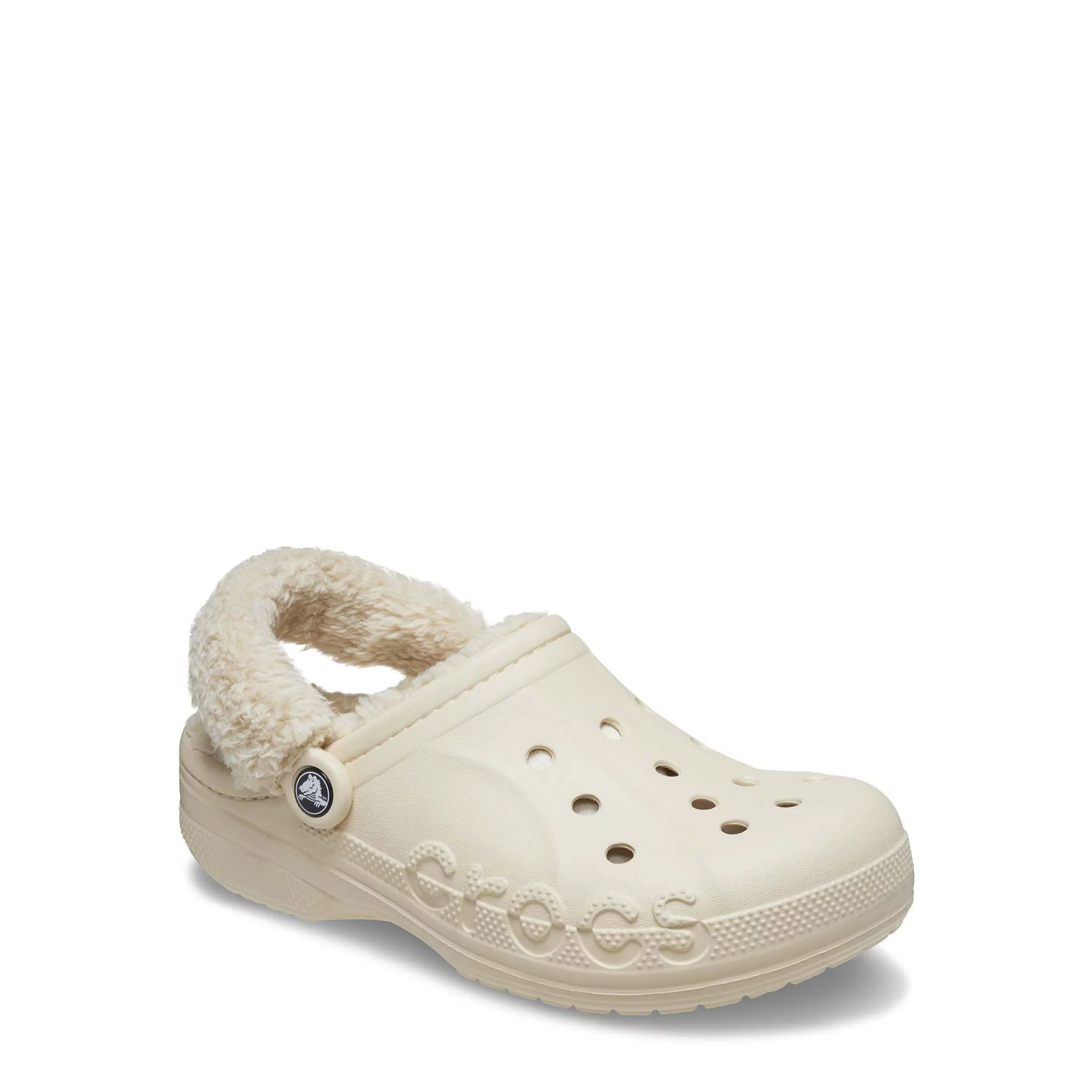 Dép Crocs Baya Lined Strap Clog ‘Cream’ 206633-11S - Ảnh 5